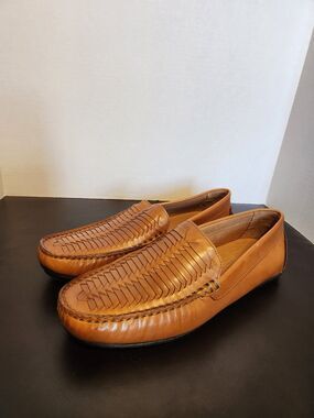 Blake McKay Tucson Driving Loafer Shoes Mens 8M Tan